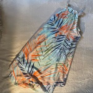 CB Light Blue Tropical Dress- Size 8